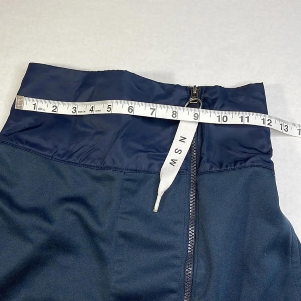 Nike NSW Streetwear High Waist Zip Up Dark Obsidian Skirt Size XS